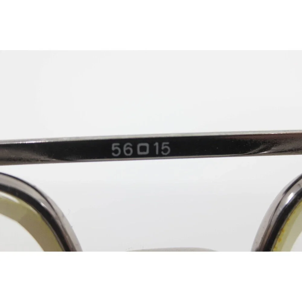 Ferrari Vintage Aviator Eyeglass Frames Gold Silver Italy F65 91L 56-15 140